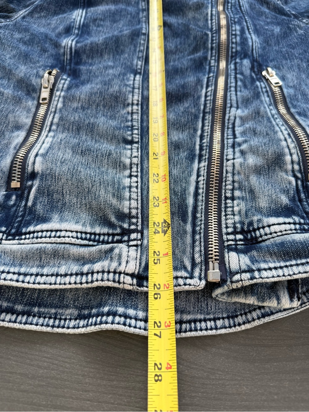 Liverpool Bradford Moto Denim Jacket XL | Like New - Picture 16 of 16